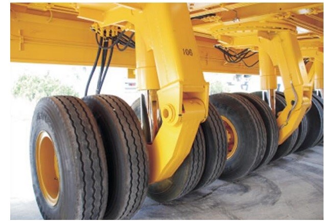 шасси самоходного транспортировщика