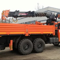 Гидробур  DIGGA (Дигга) PD8  с телескопическим шнеком  длиной до 4,5 м, Ø300 мм на КМУ - фото 3