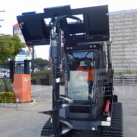 Гидробур DIGGA (Дигга) PD5 с буром длиной 1,5 м,  Ø400 мм на мини-погрузчике Terex-ASV - фото 2