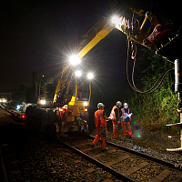 Гидробур DIGGA (дигга) на экскаваторе 22т на ж.д. ходу - фото 4