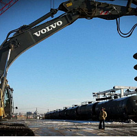 Гидробур  DIGGA (Дигга) SD45  с буром длиной 6 м, Ø800 мм  на экскаваторе Volvo - фото 2