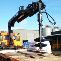 Гидробур Digga (дигга) на телескопическом манипуляторе - фото 4