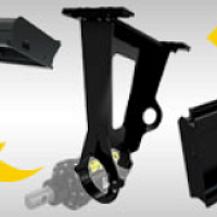 Кронштейн с переходной плитой с закрепленным вращателем - фото 2